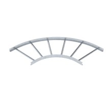 Угловая секция 90° лестничного лотка 60х600 мм R=500 мм (LB 90 660 R5 FT)  6211458  OBO Bettermann