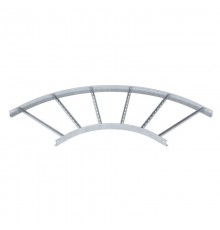 Угловая секция 90° лестничного лотка 60х600 мм R=500 мм (LB 90 660 R5 FT)  6211458  OBO Bettermann
