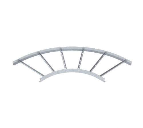 Угловая секция 90° лестничного лотка 60х600 мм R=500 мм (LB 90 660 R5 FT)  6211458  OBO Bettermann
