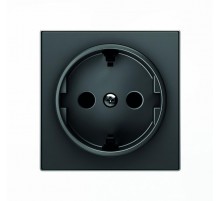Накладка для розетки SCHUKO, серия SKY, цвет чёрный бархат2CLA858800A1501 ABB