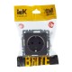 BRITE Розетка с заземлением без шторок 16А РС11-1-0-БрС сталь   BR-R11-16-K46  IEK