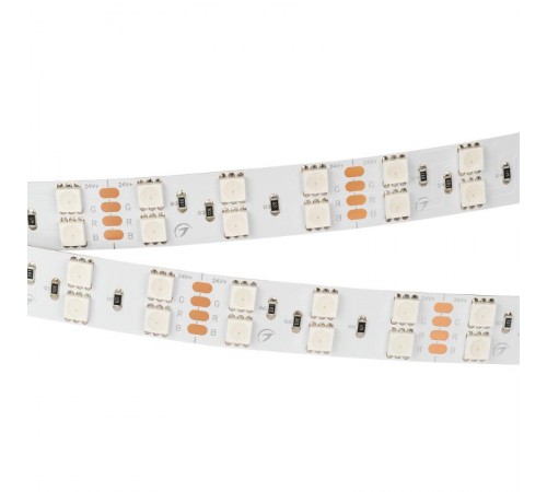 Лента светодиодная RT-B120-15mm 24V RGB (28.8 W/m, IP20, 5060, 5m) (arlight, Открытый)  011205(2)  Arlight