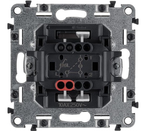 Valena ALLURE DIY Белый Переключатель 1-клавишный с подсветкой 10А 250В  752726  Legrand