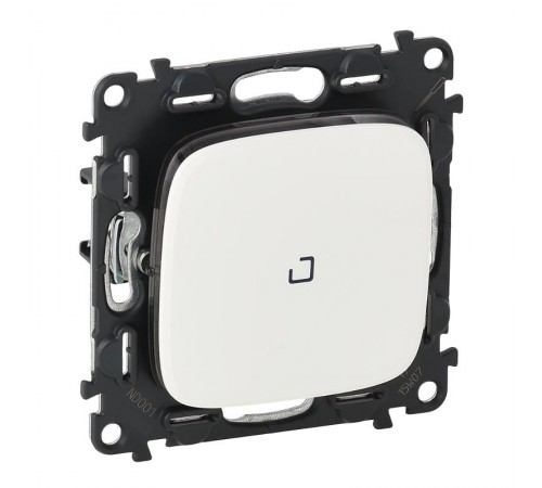 Valena ALLURE DIY Белый Переключатель 1-клавишный с подсветкой 10А 250В  752726  Legrand