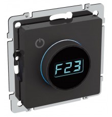 BRITE Термостат электронный с индикацией ТС10-1-БрЧ черный  BR-RT11-K02  IEK