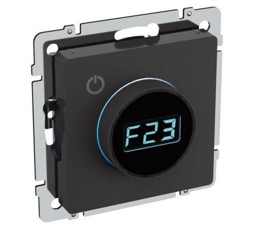 BRITE Термостат электронный с индикацией ТС10-1-БрЧ черный  BR-RT11-K02  IEK