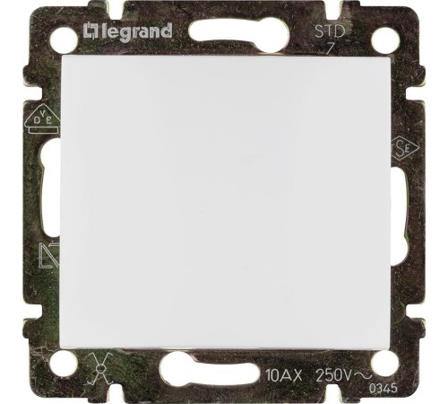 Valena Белый Переключатель перекрестный 1-клавишный  774407  Legrand