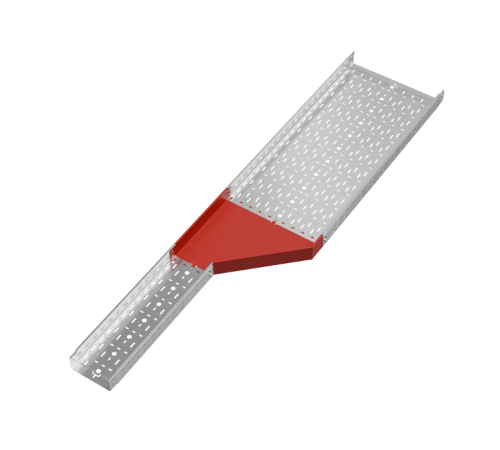 Переходник правый 80х200-500 мм "ПЛЮС" HD  PDplus80-200-500-R HD   КМ-профиль