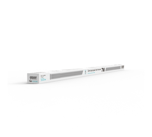 Светильник светодиодный линейный матовый TL Elementary 7W 4000K 563х22х33, 500лм 1/25  130411207  Gauss
