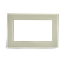 Рамка  2-местная (без перемычки), стекло, серия Катрин, GFR00-7012-07, дымчатый  49041  STEKKER