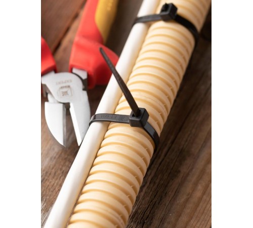 Хомут нейлоновый ЧЕРНЫЙ 4,8х120 (уп./100шт) EKF Simple  plc-cb-4.8x120  EKF