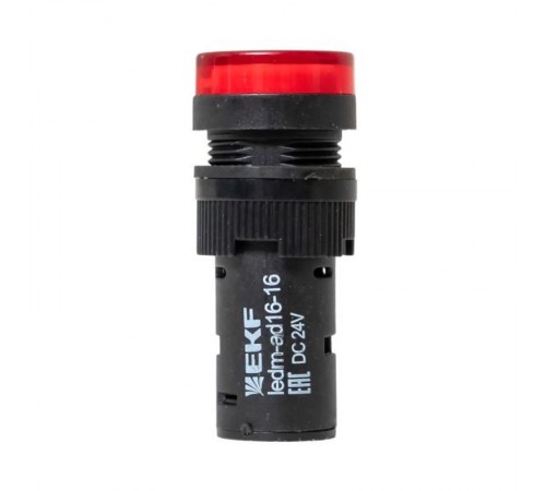 Матрица светодиодная AD16-16HS красная 24 В DC (16мм) EKF PROxima   ledm-ad16-24-r   EKF
