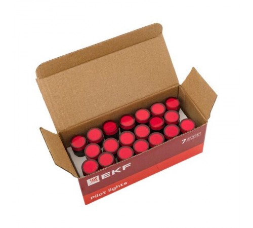 Матрица светодиодная AD16-16HS красная 24 В DC (16мм) EKF PROxima   ledm-ad16-24-r   EKF