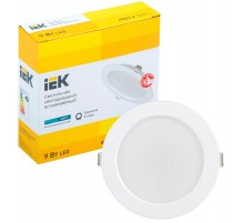 Светильник светодиодный ДВО 1612 белый круг 9Вт 4000К IP20  LDVO0-1612-09-4000-K01  IEK