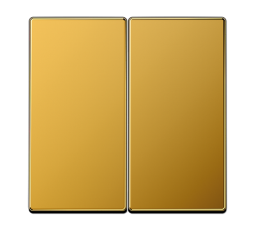 Клавиши для сдвоенных выключателей; золото  LS995GGO  Jung