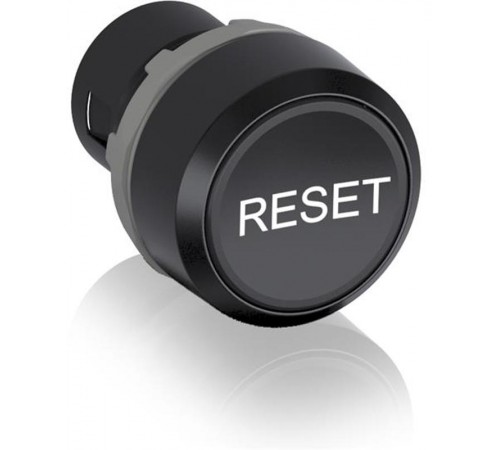 Кнопка сброса без штока KPR1-104B чёрная, с текстом R1SFA616160R1046 ABB