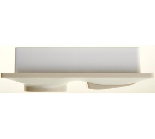 Glossa Бежевый Блок: Розетка с заземлением со шторками и 2-кл. Выключатель с подсветкой  GSL000275  SE