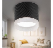 Светильник настенно-потолочный спот OL38 BK под GX53 IP20 черный  Б0056386  ЭРА