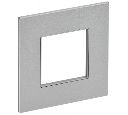 SKANDY Рамка 1-местная SK-F31S металл серебряный   SK-M12-M-K23  IEK