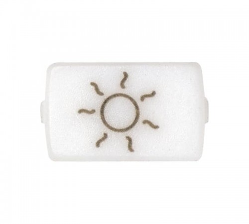 Simon 82 Пиктограмма "Отопление" в клавиши для кнопочного выключателя с подсветкой, S82, S82N, S82 Detail, бе  82972-35  Simon