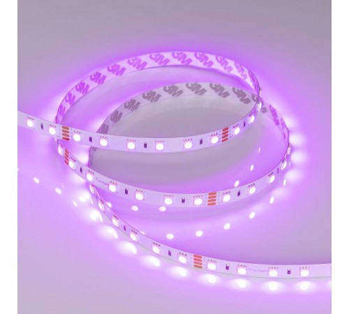 Лента светодиодная RT-B60-10mm 24V RGB (14.4 W/m, IP20, 5060, 5m) (arlight, Открытый)  010367(2)  Arlight