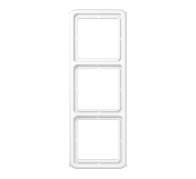 Рамка для вертикальной и горизонтальной установки, 3 поста; дюропласт; белый; CD500  CD583WW  Jung