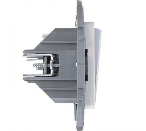 Inspiria Белый Переключатель двухклавишный с подсветкой 10AX  673665 Legrand