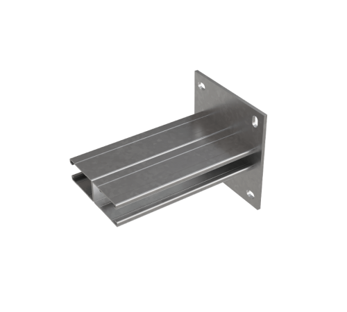 Страт-консоль двойная усиленная развернутая 41х72 L800 s:2,5 мм  2KSSUR72-800  КМ - профиль