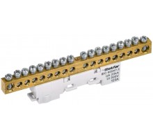 TEKFOR Шина L "фаза" неизолированная на универсальном держателе 8х12-18-Ср  TF-NN20-18-DL-K03  IEK