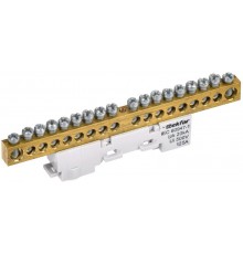 TEKFOR Шина L "фаза" неизолированная на универсальном держателе 8х12-18-Ср  TF-NN20-18-DL-K03  IEK