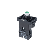 Основание с модулем подсветки, 1NO блок-контакт, зеленый, 24V AC/DC, пласт. MTB2-EW613  43320  ОВЕН