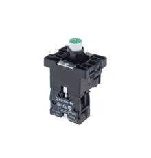 Основание с модулем подсветки, 1NO блок-контакт, зеленый, 220V AC/DC, пласт. MTB2-EW633  43330  ОВЕН