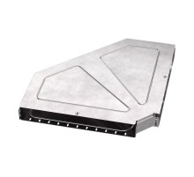 Угол горизонтальный 90 градусов с крышкой Стандарт 600х80   PR16.0629  Промрукав