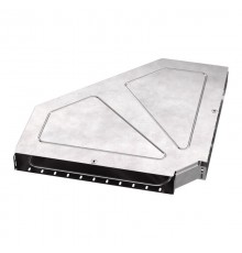 Угол горизонтальный 90 градусов с крышкой Стандарт 600х80   PR16.0629  Промрукав