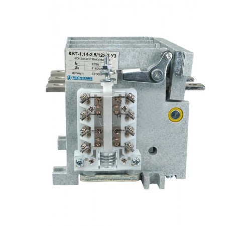 КВТ-1,14-2,5/160-3 У3, трёхполюсный, 380В, 3з+4р, нереверсивный, без реле, IP00, контактор вакуумный (ЭТ)  ET002687  Электротехник