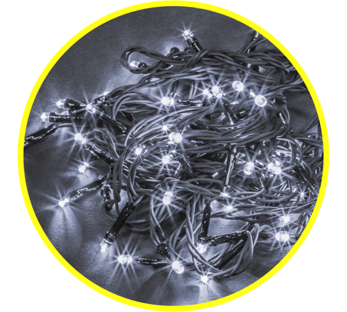 Гирлянда световая  NGF-S01-200CW-10-21.5m-230-C8-BL-IP44  61832  Navigator