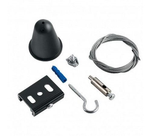 Комплект подвесов для шинопровода трехфазного осветительного PRO-0448 150см, черный  41099  FERON