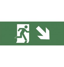 Самоклеющая этикетка INFO-DBA-006 "Фигура/стр. вниз вправо" ДПА/ДБА IP20/54  Б0048458  ЭРА