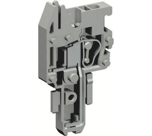 Разъем типа гнездо, с пружинным зажимом на 1 контакт для клемм типа HVPC. Серый. 2,5 кв. мм.  ZHVP900GR-RET  DKC