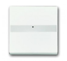 Клавиша для механизма 1-клавишного выключателя, поле для надписи, со световодом, Future/Axcent/Carat/Династия, черный бархат  2CKA001731A1985  ABB