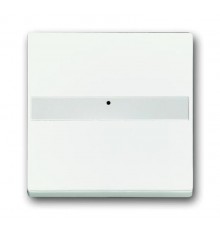 Клавиша для механизма 1-клавишного выключателя, поле для надписи, со световодом, Future/Axcent/Carat/Династия, черный бархат  2CKA001731A1985  ABB