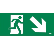 Этикетка самокл. 330х140мм "Фигура/стр. вниз вправо"  LPC10-1-33-14-FVNNAPR  IEK