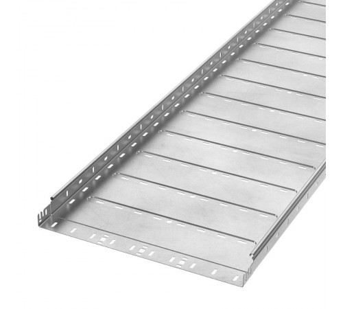 Лоток перфорированный Профи INOX (AISI 304) 500х50x3000 (1,0 мм) (6 м/уп)  PR16.13338  Промрукав