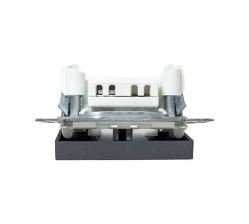 Механизм выключателя, одноклавишный, проходной, графит Эпика  UP1-SWG-11 EKF