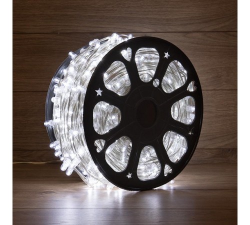 Гирлянда "LED Клип-лайт" 12 V, прозрачный ПВХ, 150 мм, цвет диодов белый  325-155  NEON-NIGHT