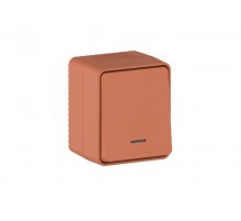 AtlasDesign Profi54 Терракотовый О/У Выключатель 1-клавишный с подсветкой 10 АХ  ATN547013  SE