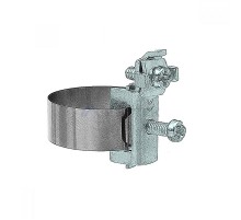 Хомут заземления ленточный 20-48 мм, медь никелированная91321Ezetek