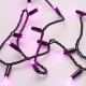 Светодиодная гирлянда ARD-STRING-CLASSIC-10000-BLACK-100LED-STD PINK (230V, 7W)  025806  Arlight