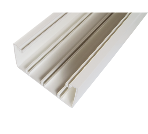 Кабельный канал с крышкой 100х50х2000мм (белый)  100001S  SPL
