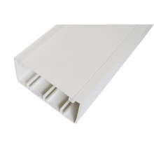 Кабельный канал с крышкой 100х50х2000мм (белый)  100001S  SPL